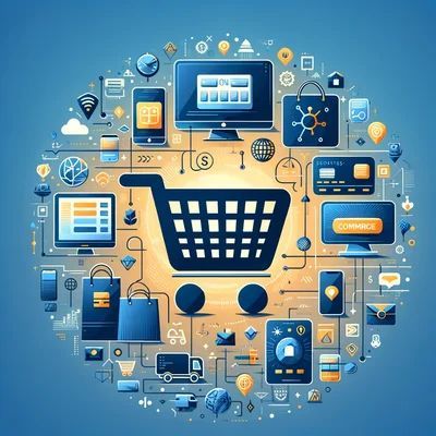 Customer shopping online through smartphone