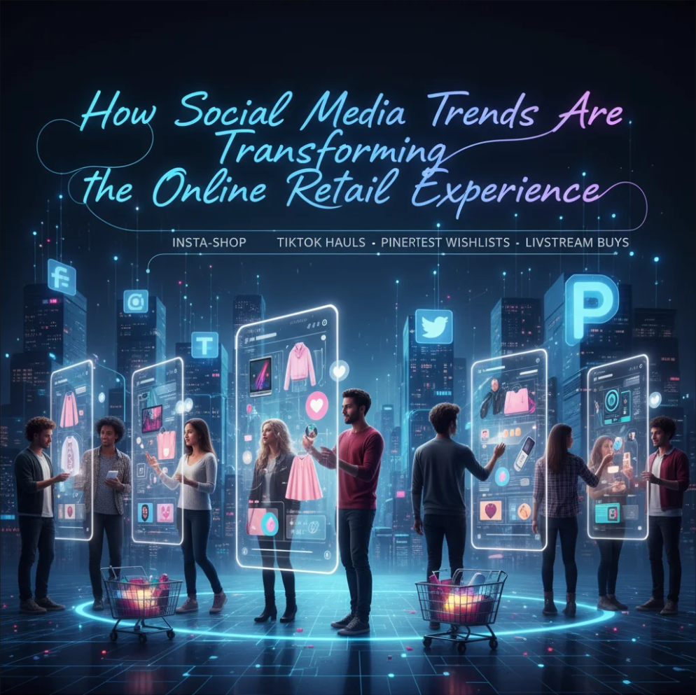 How social media trends like influencers, live shopping, and short videos are transforming online retail