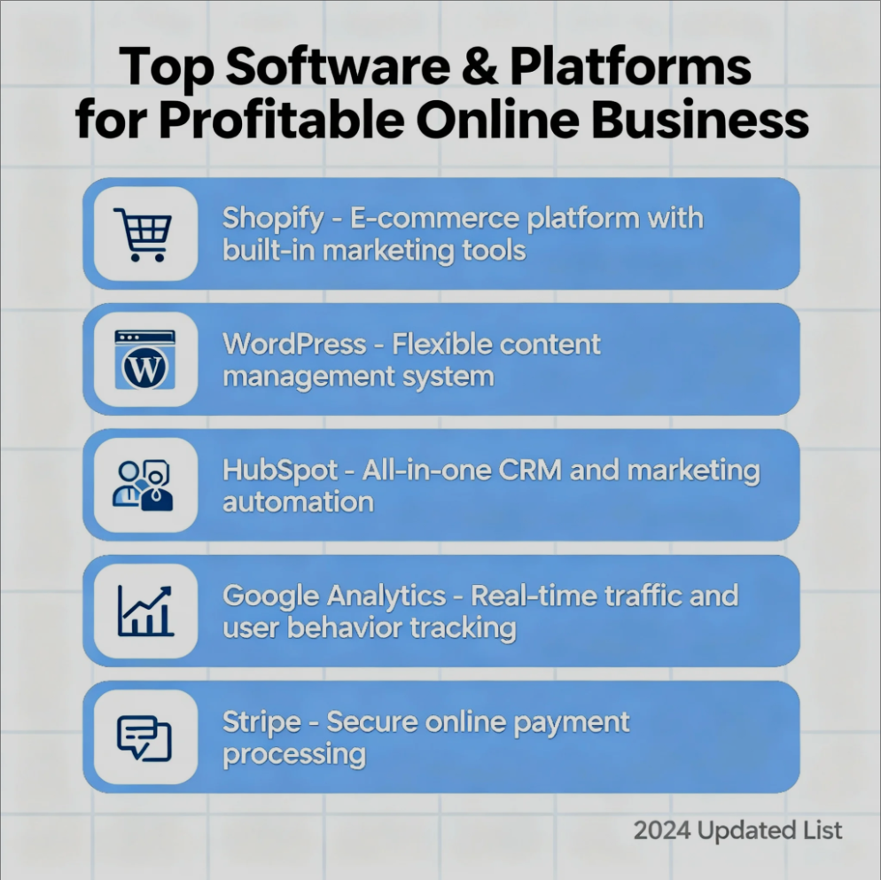 Business owner using multiple software platforms on laptop and tablet to manage an online business efficiently