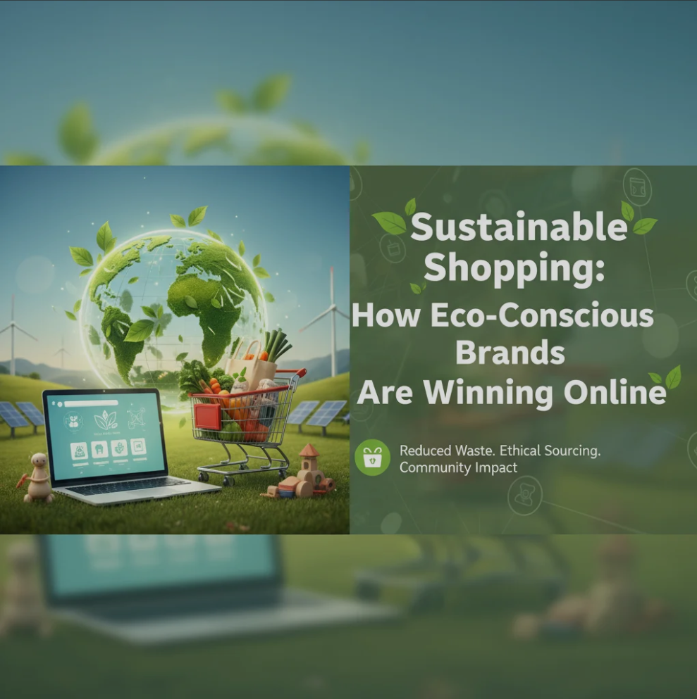 Eco-conscious brand packaging with sustainable materials and green branding