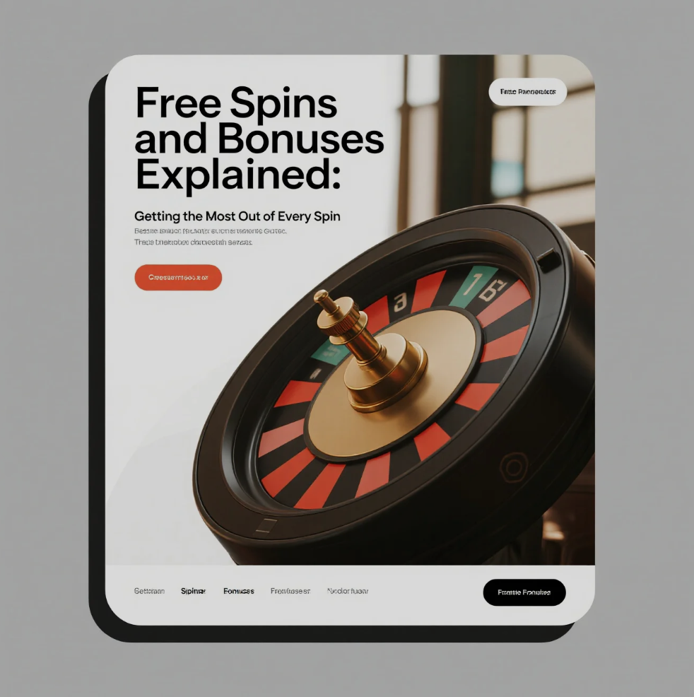 Free Spins and Bonuses Explained: Getting the Most Out of Every Spin
