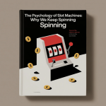 Colorful slot machine with spinning reels and bright lights in a casino