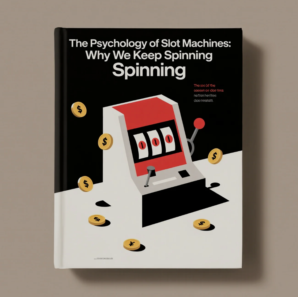 Colorful slot machine with spinning reels and bright lights in a casino