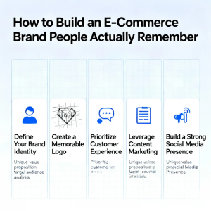 Memorable e-commerce brand identity across website, packaging, and social media